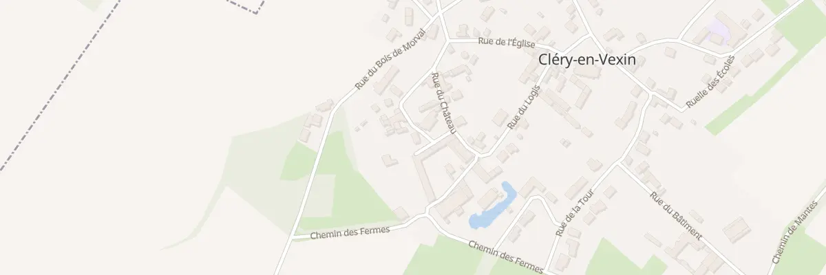 Plan du 2 Rue du Cul de Sac à Cléry-en-Vexin
