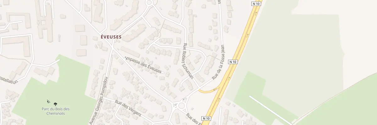 Plan du 12 Rue Robert Schuman à Rambouillet