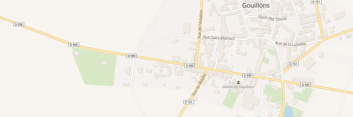 Plan du 1 Rue de Chartres à Gouillons