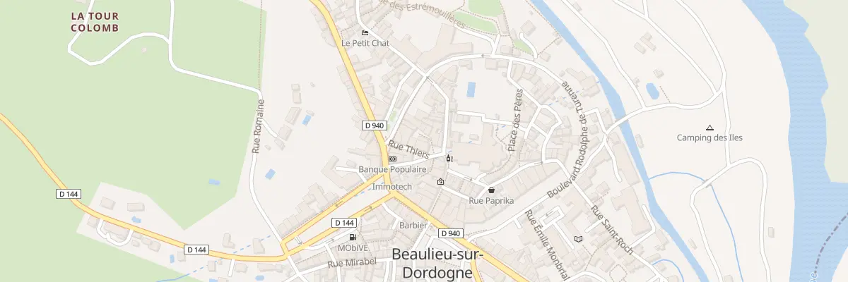 Plan du 5190 Pl de la Bridolle à Beaulieu-sur-Dordogne