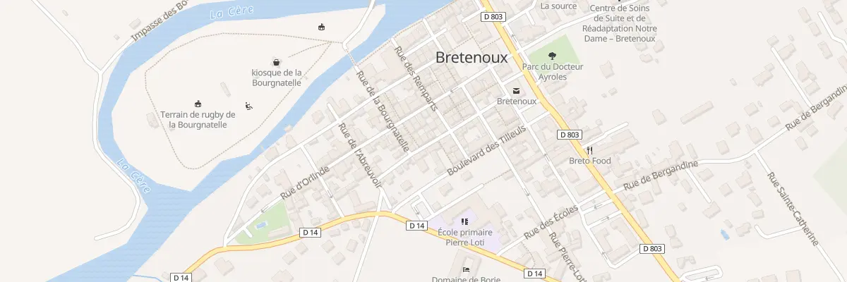 Plan du 5815F Rue du Pressoir A l’Huile à Bretenoux