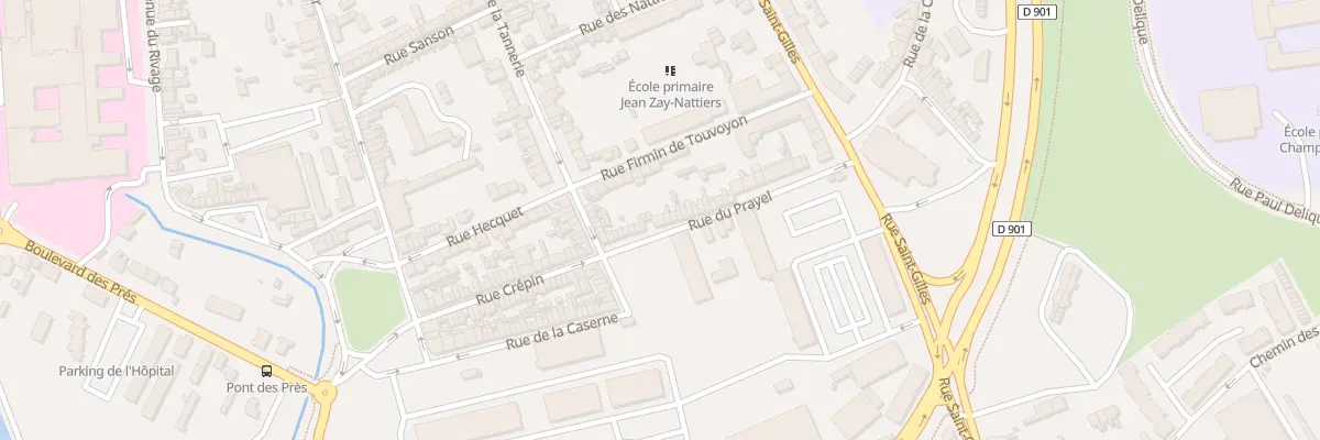 Plan du 18 Rue du Prayel à Abbeville