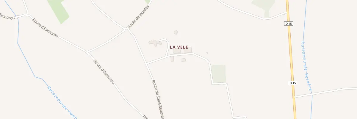 Plan du 5137 La Vele au Verdier