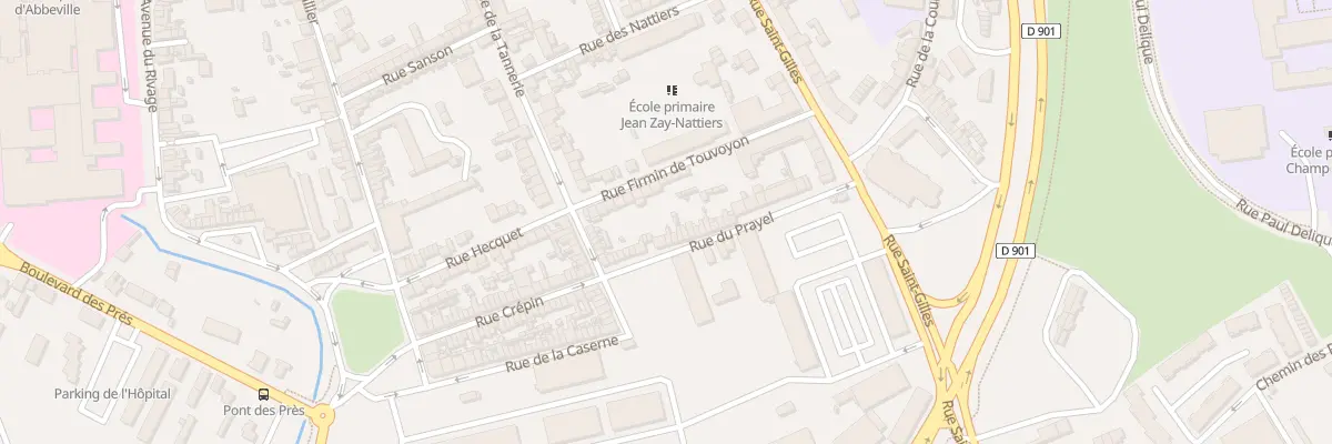Plan du 20 Rue du Prayel à Abbeville