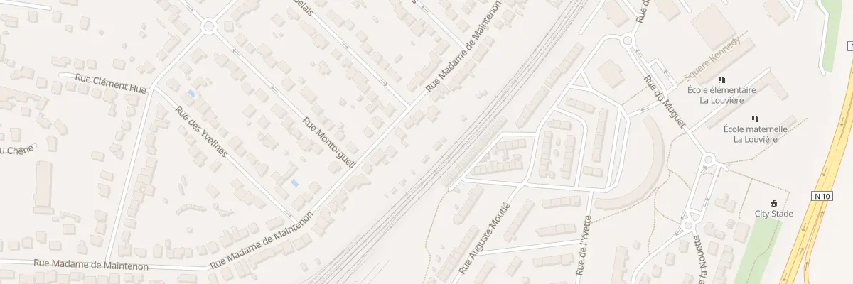 Plan du 80B Rue Madame de Maintenon à Rambouillet