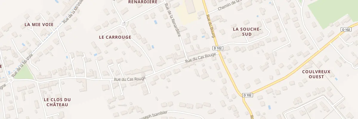 Plan du 100 Rue du Cas Rouge à Gidy