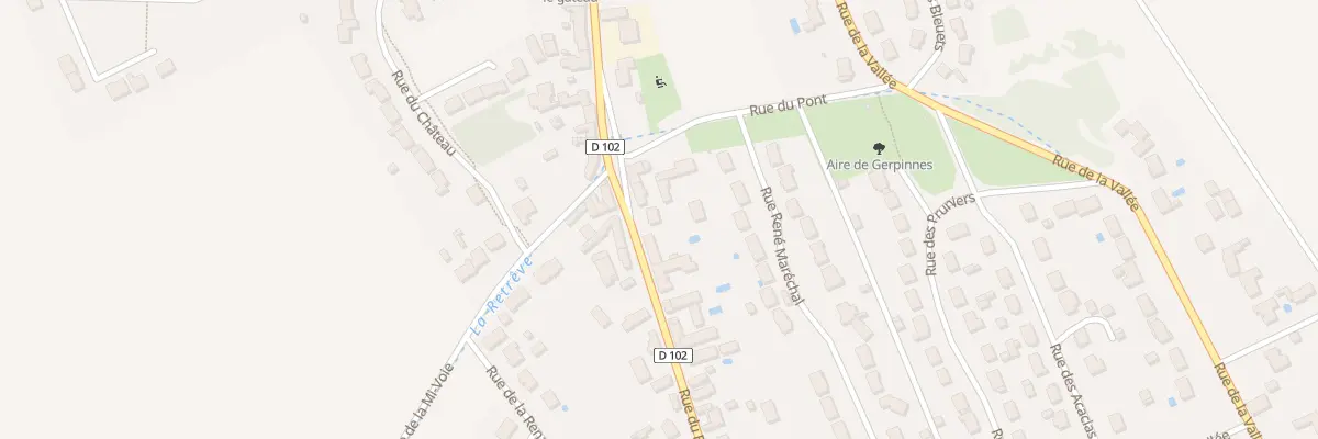 Plan du 225 Rue du Bourg à Gidy