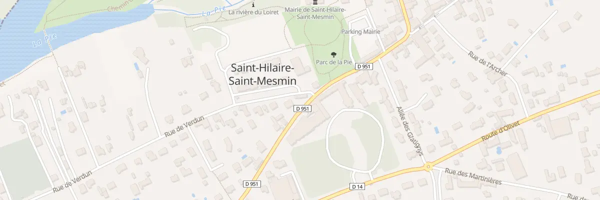 Plan du 530 Rte d’Orléans à Saint-Hilaire-Saint-Mesmin