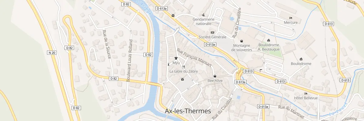 Plan du 16 Rue Gaspard Astrié à Ax-les-Thermes