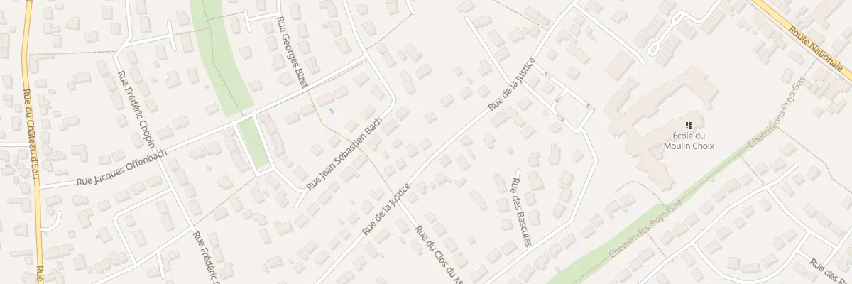 Plan du 53 Rue de la Justice à Ingré