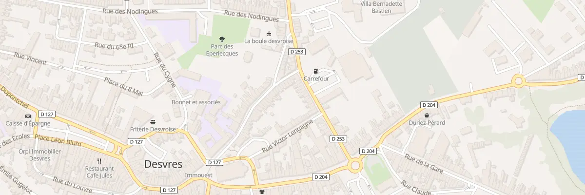 Plan du 29 Rue du 11 Novembre à Desvres