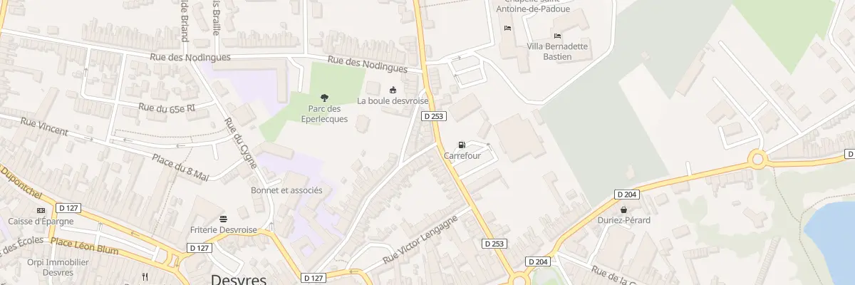 Plan du 39 Rue du 11 Novembre à Desvres