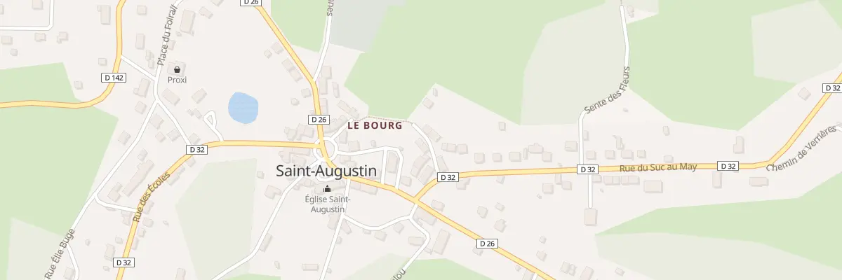 Plan du 5240 Le Bourg à Saint-Augustin