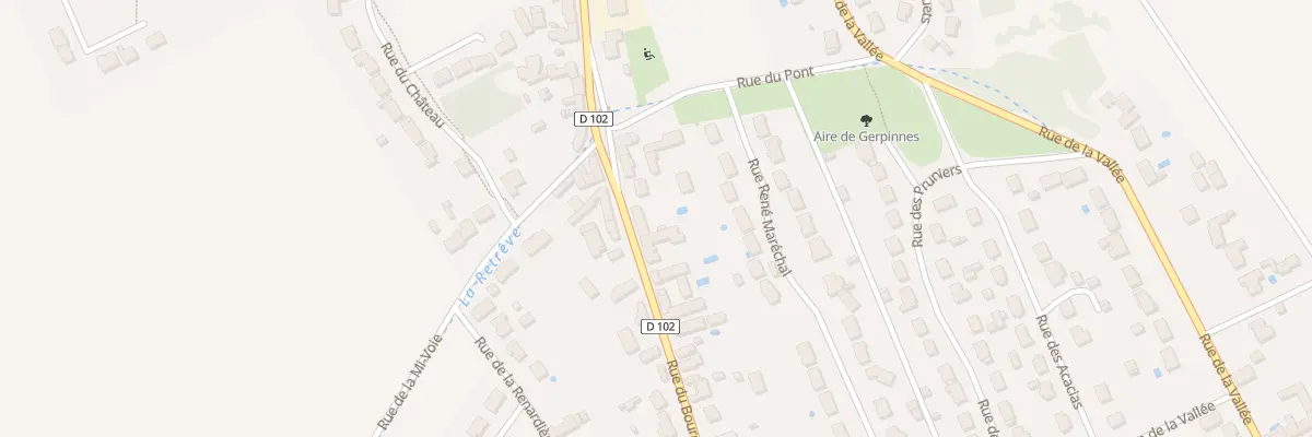 Plan du 245 Rue du Bourg à Gidy