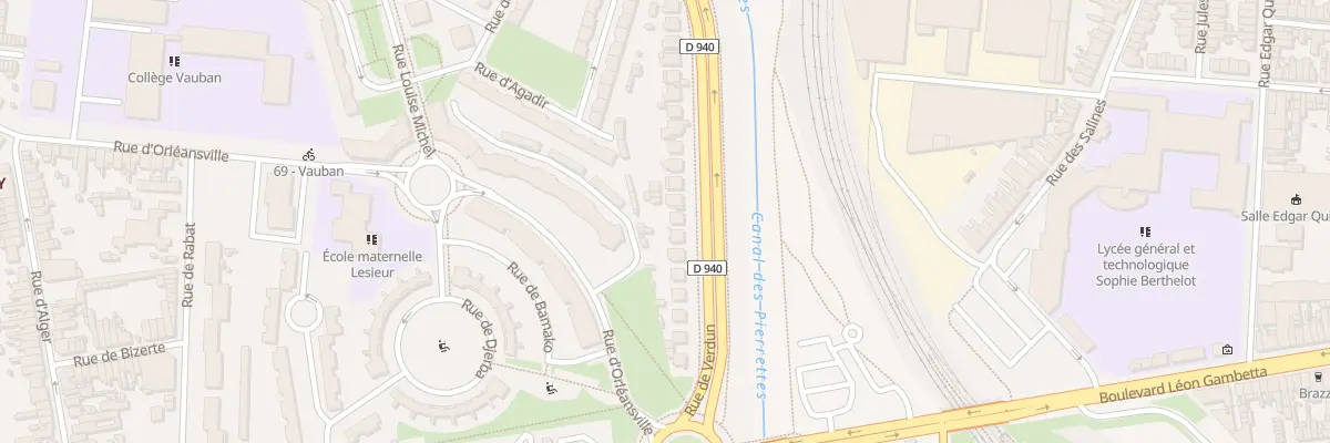 Plan du 19 Rue de Verdun à Calais