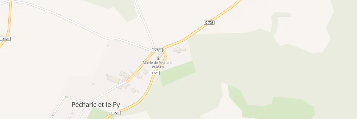 Plan des Arcous à Pécharic-et-le-Py