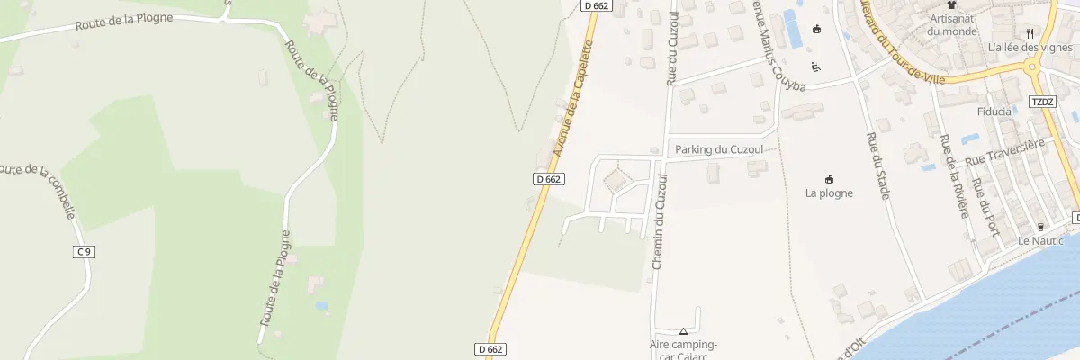 Plan du 440 Av de la Capelette à Cajarc