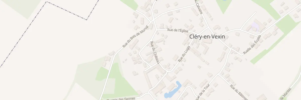 Plan du 6 Rue du Château à Cléry-en-Vexin
