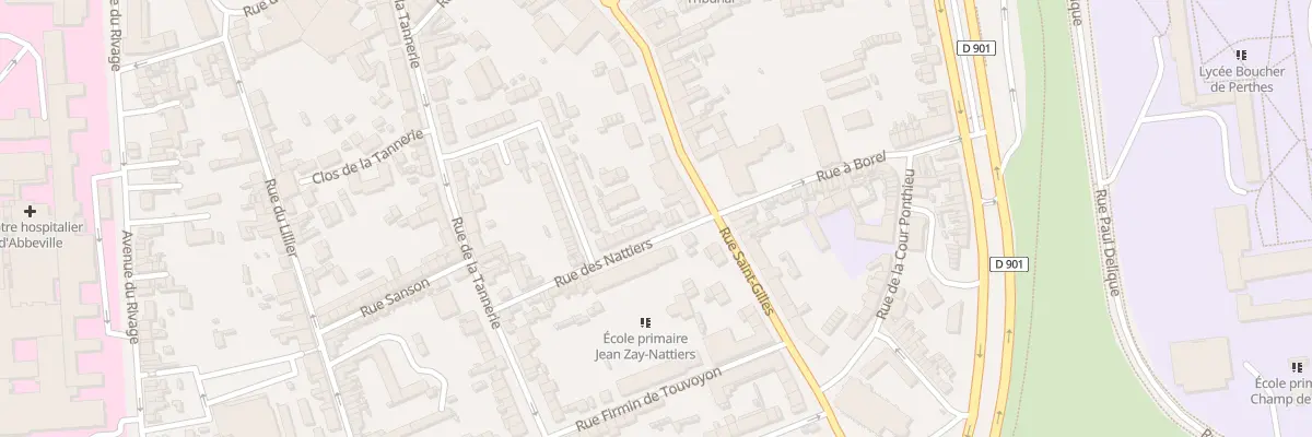 Plan du 19 Rue des Nattiers à Abbeville