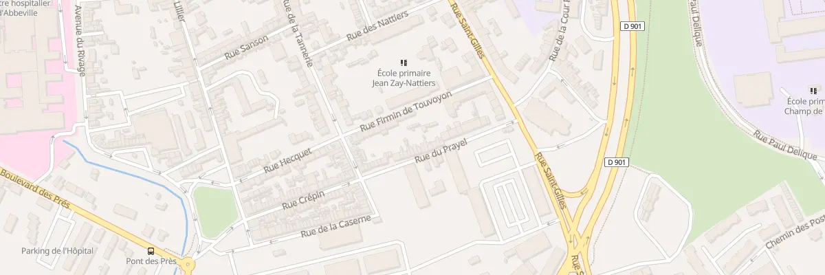 Plan du 28 Rue du Prayel à Abbeville