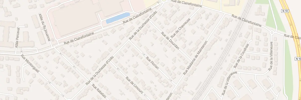 Plan du 12T Rue Florian à Rambouillet