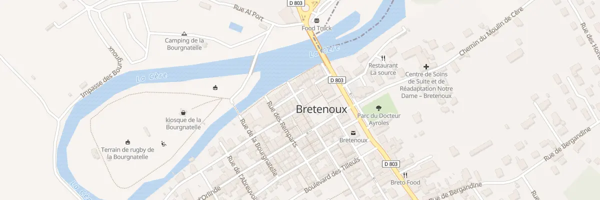 Plan du 5312 Rue du Pressoir A l’Huile à Bretenoux