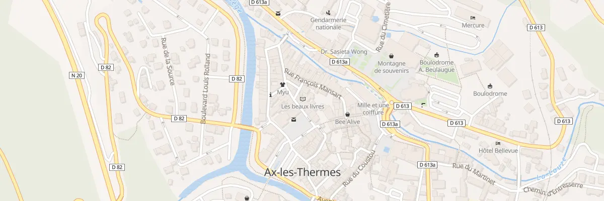 Plan du 10 Rue Gaspard Astrié à Ax-les-Thermes