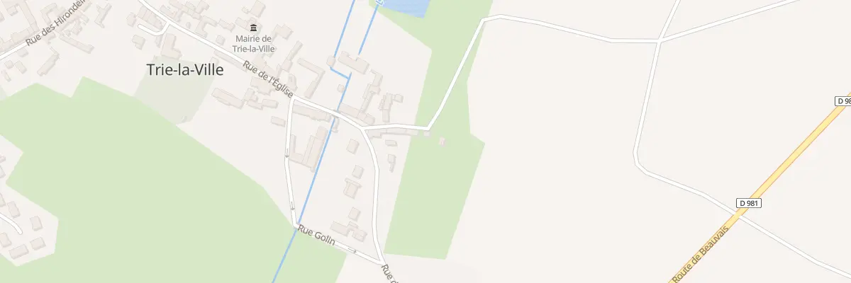 Plan du 4 Rue des Oiseaux à Trie-la-Ville