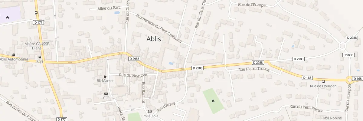 Plan du 91 Rue Pierre Trouvé à Ablis