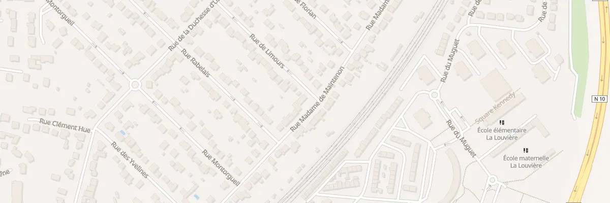 Plan du 71 Rue Madame de Maintenon à Rambouillet