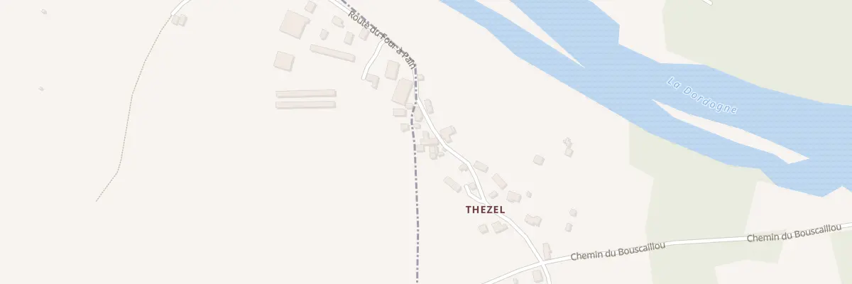 Plan du 5095 Thezel à Astaillac