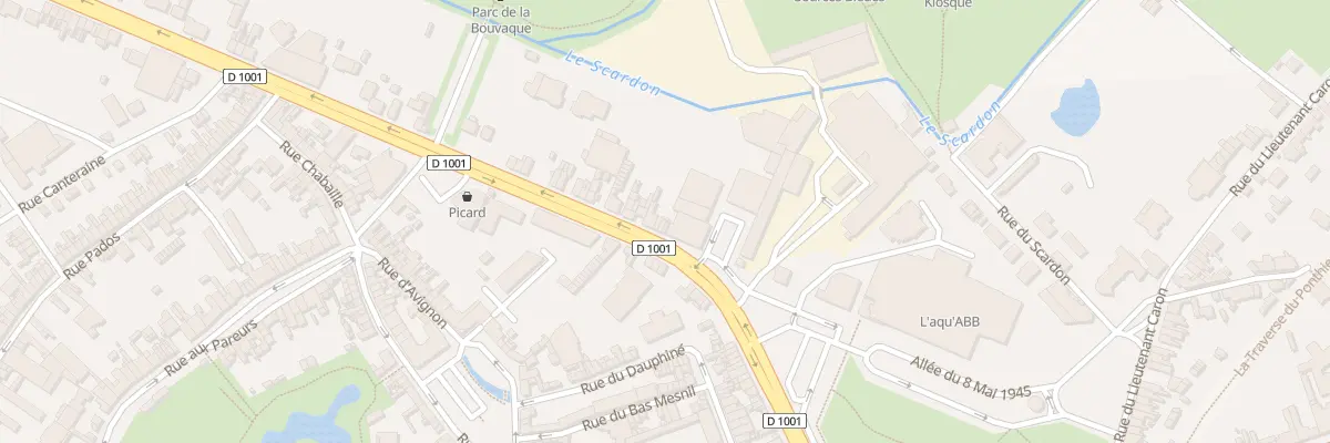 Plan du 24 Bd de la République à Abbeville