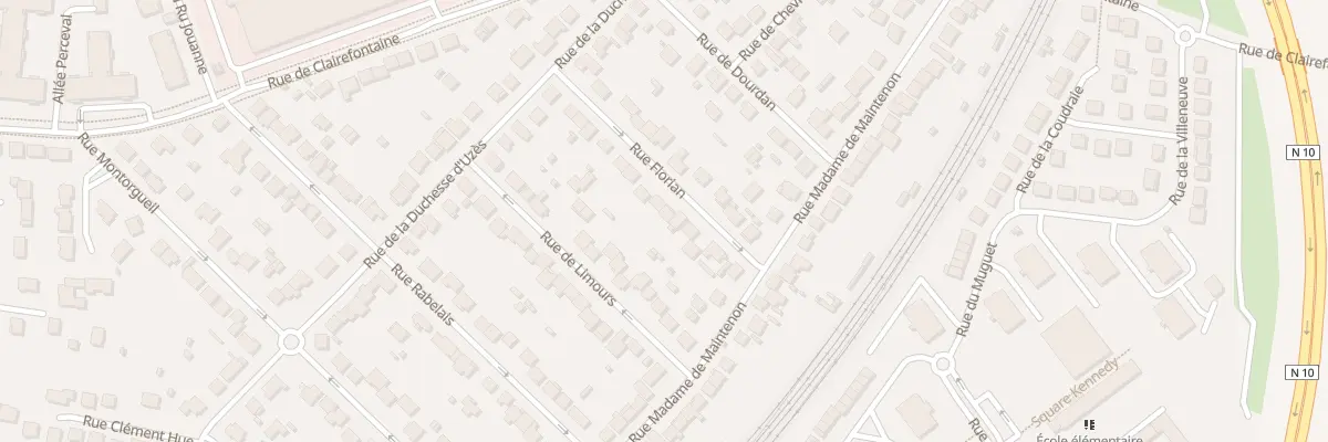 Plan du 11 Rue Florian à Rambouillet