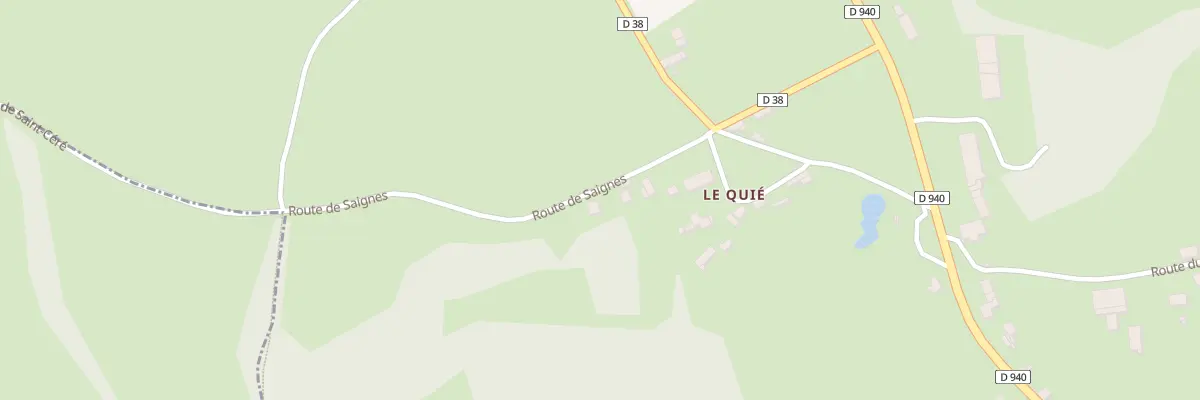 Plan du 5138 Le Quie à Aynac