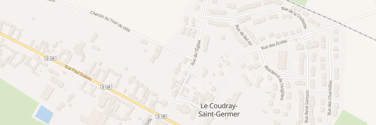 Plan du 11 Rue de l’Eglise au Coudray-Saint-Germer