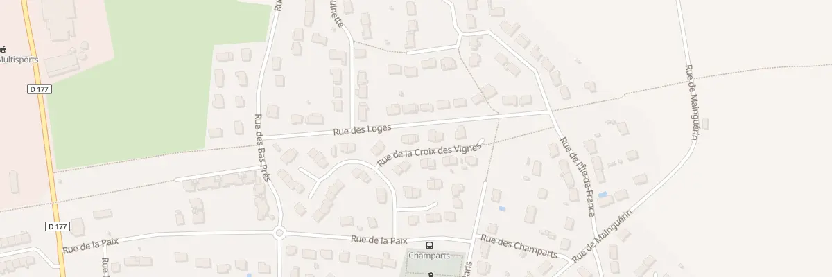 Plan du 21 Rue de la Crx des Vignes à Ablis