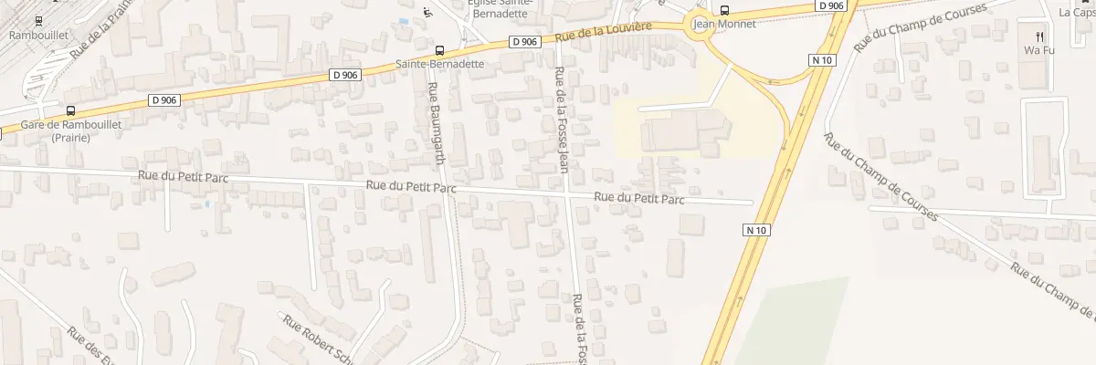 Plan du 63 Rue du Petit Parc à Rambouillet