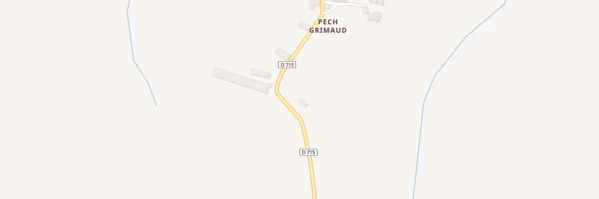 Plan du 24 Pech Grimaud à Villautou