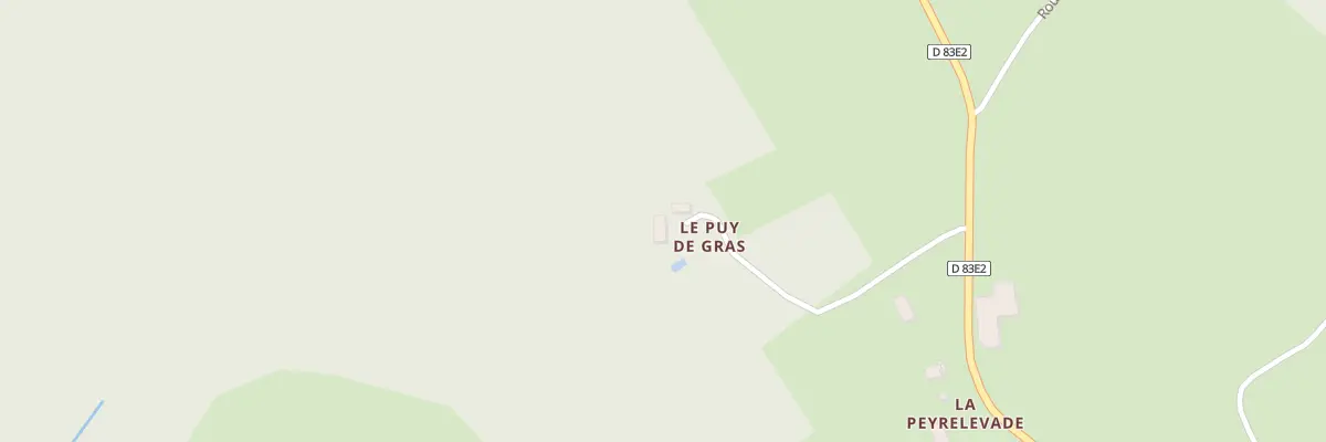 Plan du 5037 Puy de Gras à Saint-Hilaire-Taurieux