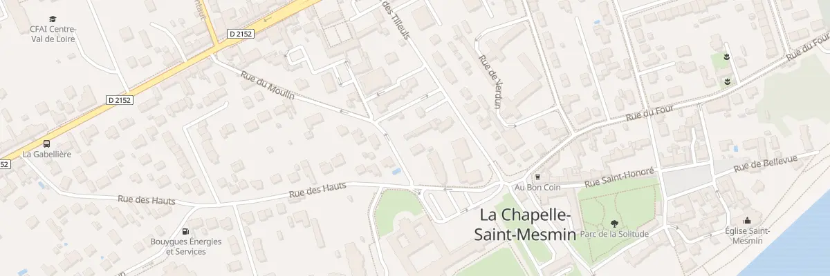Plan du 8 Rue du Moulin à La Chapelle-Saint-Mesmin