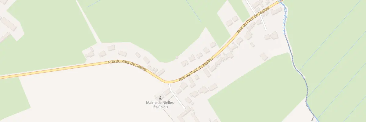 Plan du 605 Rue du Pont de Nielles à Nielles-lès-Calais