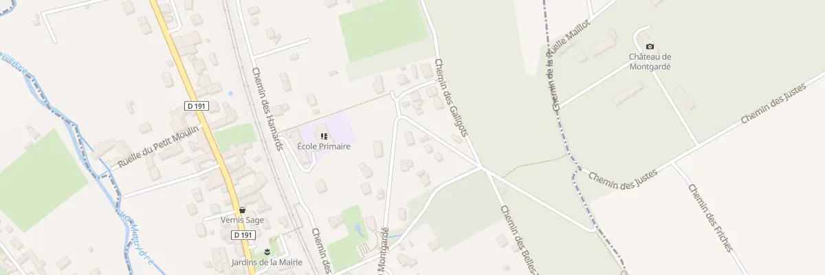 Plan du 40 Rte de Montgardé à Nézel