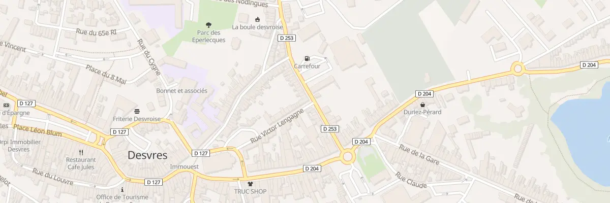 Plan du 13 Rue du 11 Novembre à Desvres
