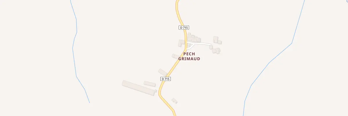 Plan du 12 Hameau de Pech Grimaud à Villautou
