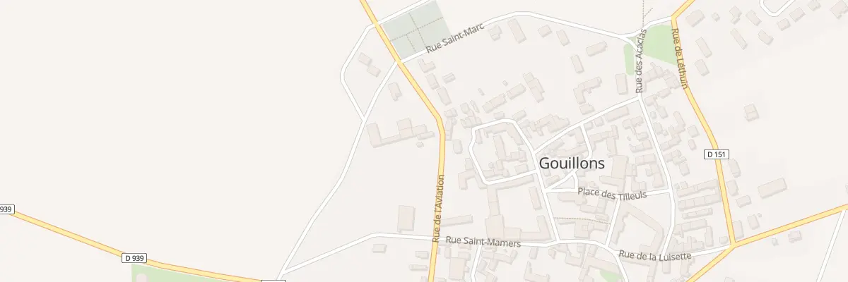 Plan du 3 Rue de l’Aviation à Gouillons