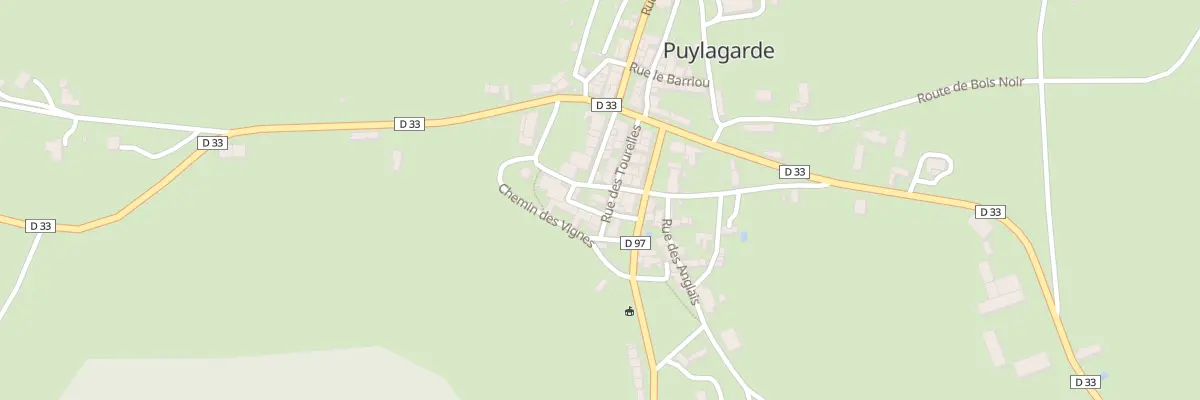 Plan du 1 Pl de la Mairie à Puylagarde