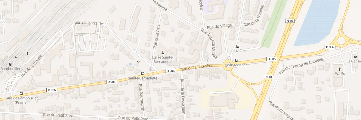 Plan du 63 Rue de la Louvière à Rambouillet