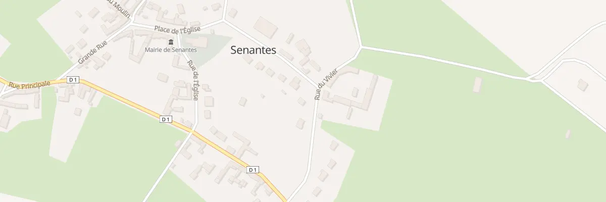 Plan du 8 Rue de la Mare à Senantes