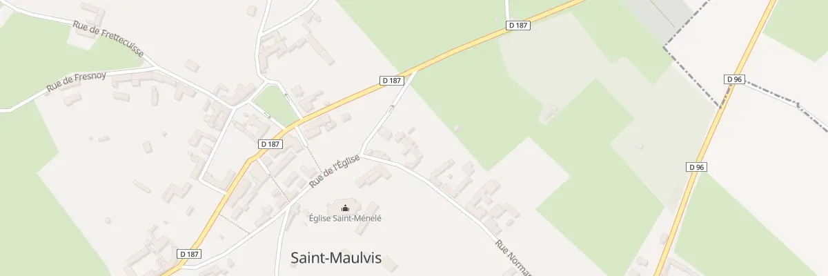 Plan du 1 Rue Normande à Saint-Maulvis
