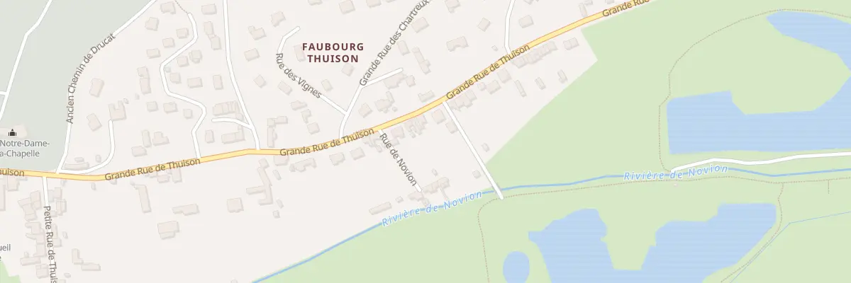 Plan du 88 Gr Gde Rue de Thuison à Abbeville